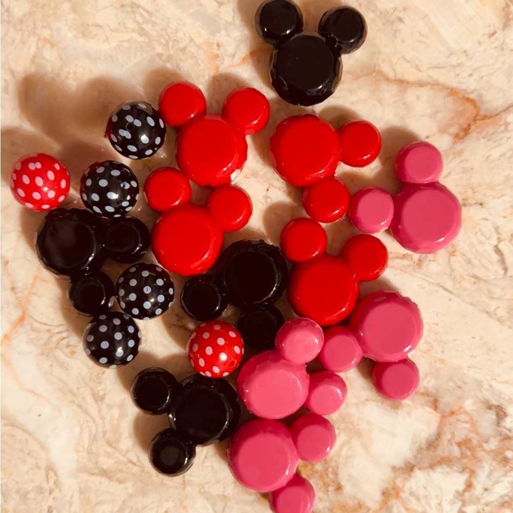 Mouse Head Shaped Acrylic Beads